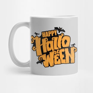 Happy Halloween: Haunting Text Design Mug